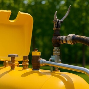 Заправка газгольдеров в Донском